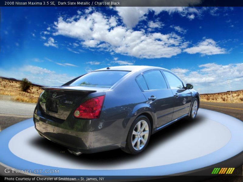 Dark Slate Metallic / Charcoal Black 2008 Nissan Maxima 3.5 SE