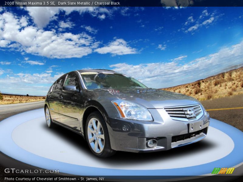Dark Slate Metallic / Charcoal Black 2008 Nissan Maxima 3.5 SE