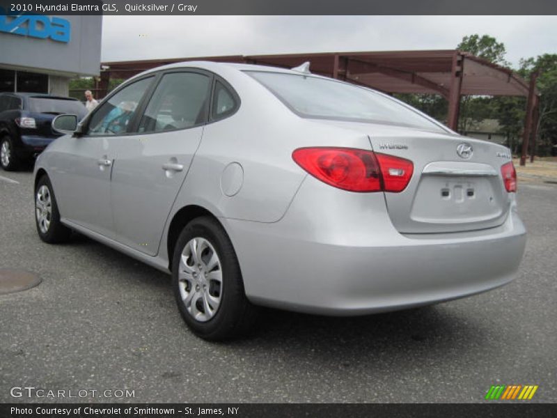 Quicksilver / Gray 2010 Hyundai Elantra GLS