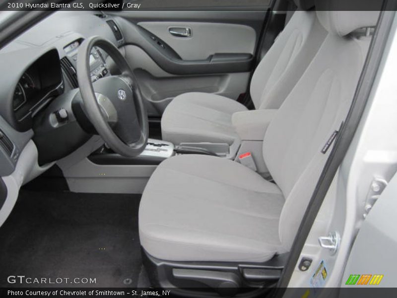 Quicksilver / Gray 2010 Hyundai Elantra GLS