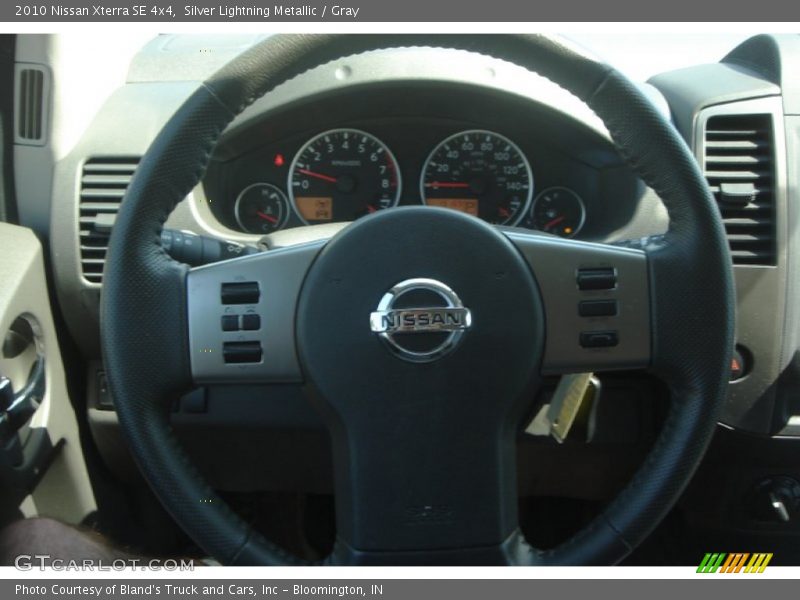 Silver Lightning Metallic / Gray 2010 Nissan Xterra SE 4x4