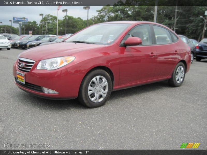 Apple Red Pearl / Beige 2010 Hyundai Elantra GLS