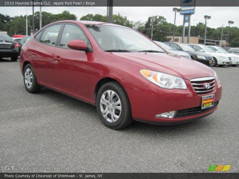 Apple Red Pearl / Beige 2010 Hyundai Elantra GLS