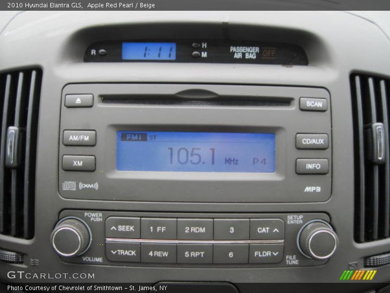 Apple Red Pearl / Beige 2010 Hyundai Elantra GLS