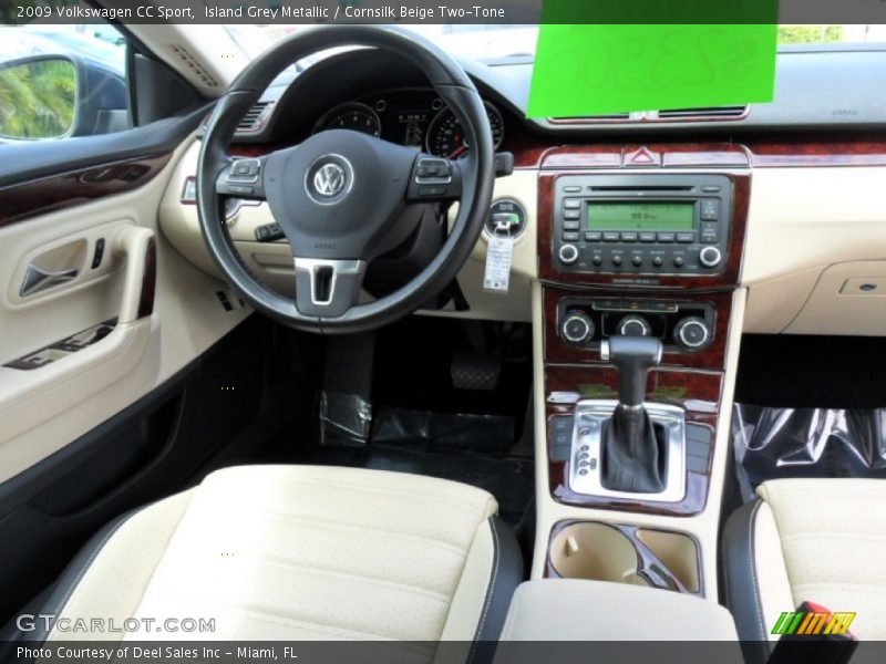 Island Grey Metallic / Cornsilk Beige Two-Tone 2009 Volkswagen CC Sport