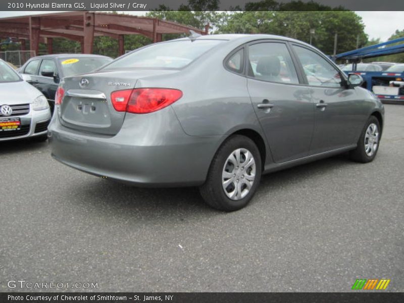 Liquid Silver / Gray 2010 Hyundai Elantra GLS