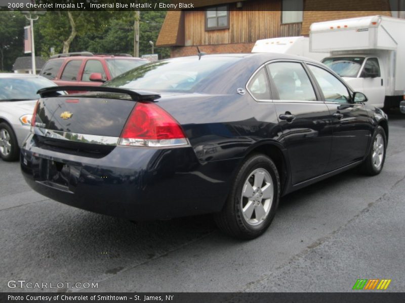 Imperial Blue Metallic / Ebony Black 2008 Chevrolet Impala LT