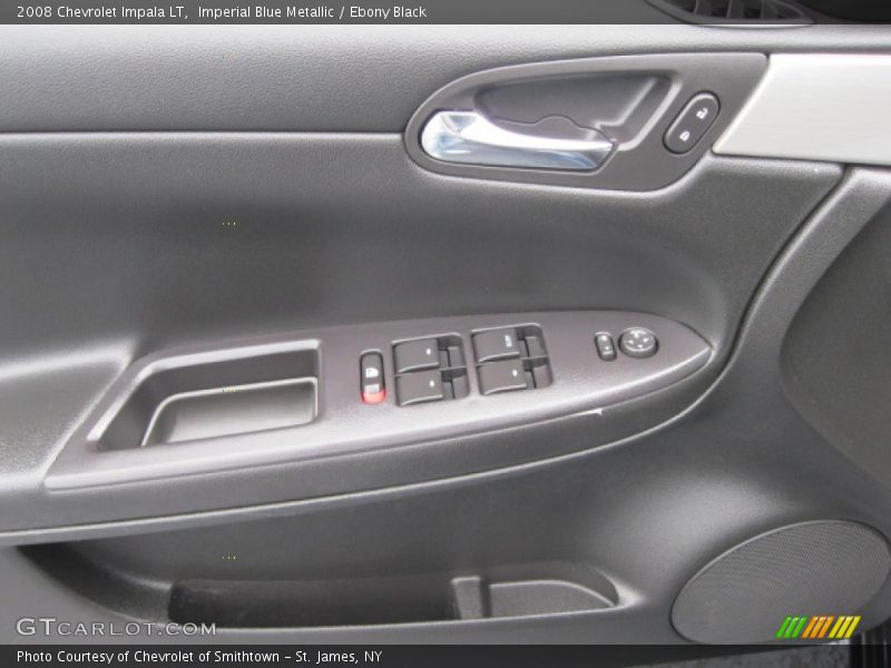 Imperial Blue Metallic / Ebony Black 2008 Chevrolet Impala LT