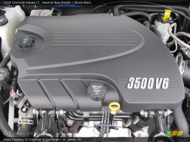 Imperial Blue Metallic / Ebony Black 2008 Chevrolet Impala LT