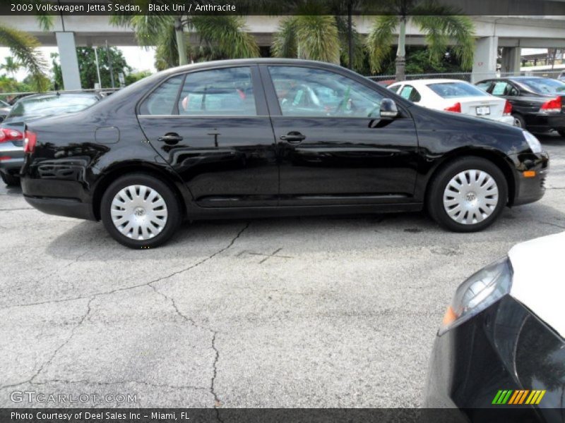 Black Uni / Anthracite 2009 Volkswagen Jetta S Sedan