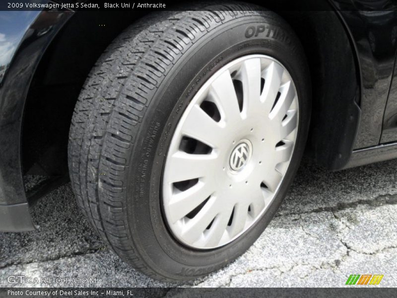 Black Uni / Anthracite 2009 Volkswagen Jetta S Sedan