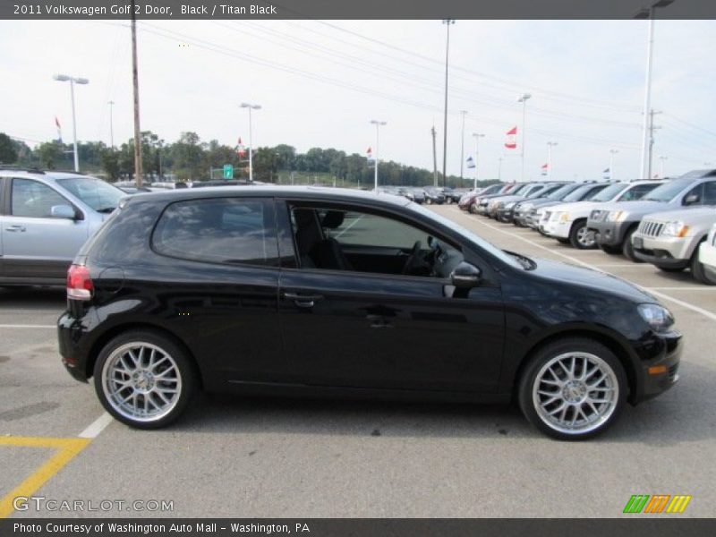 Black / Titan Black 2011 Volkswagen Golf 2 Door