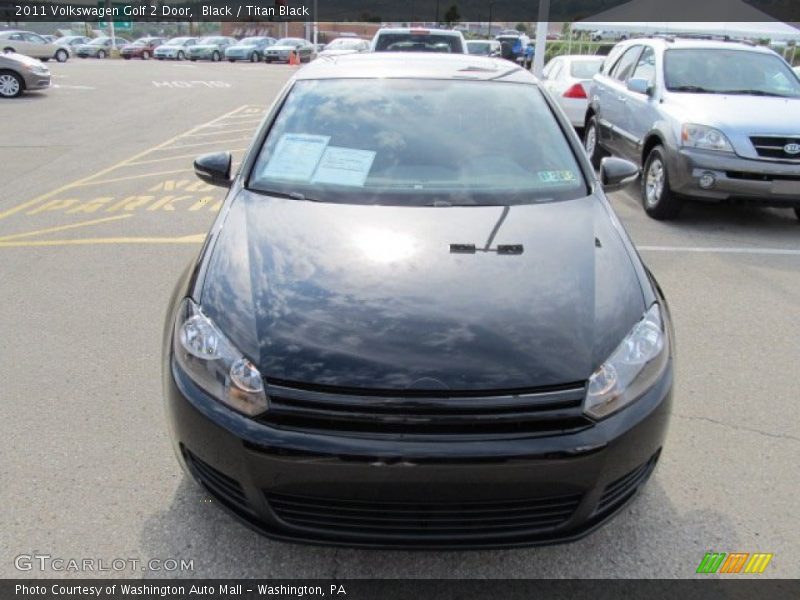 Black / Titan Black 2011 Volkswagen Golf 2 Door