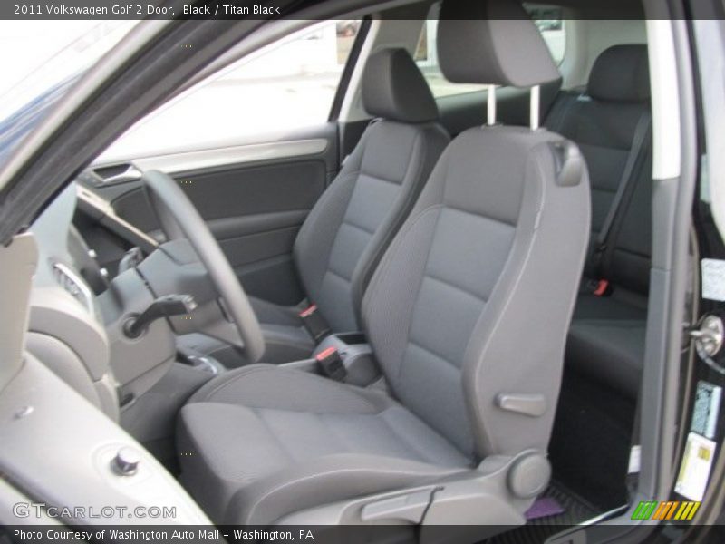 Black / Titan Black 2011 Volkswagen Golf 2 Door