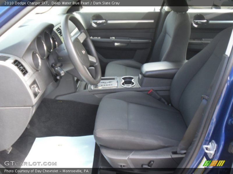 Deep Water Blue Pearl / Dark Slate Gray 2010 Dodge Charger SXT