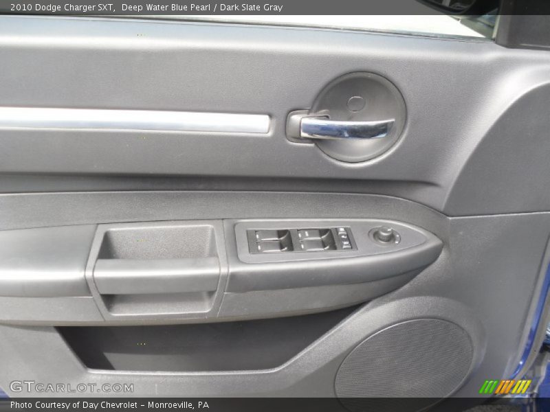Deep Water Blue Pearl / Dark Slate Gray 2010 Dodge Charger SXT
