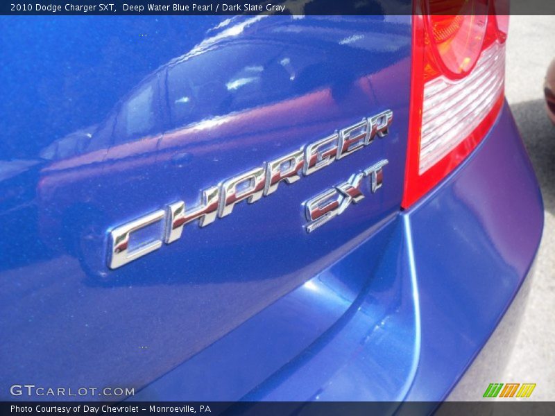 Deep Water Blue Pearl / Dark Slate Gray 2010 Dodge Charger SXT