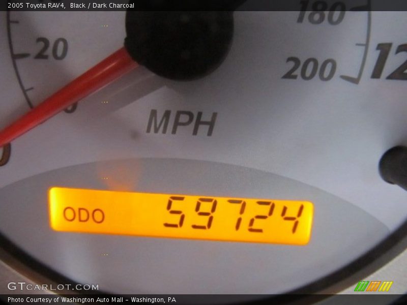 Black / Dark Charcoal 2005 Toyota RAV4