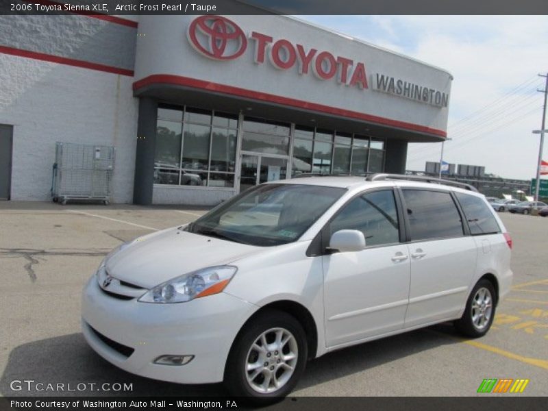 Arctic Frost Pearl / Taupe 2006 Toyota Sienna XLE