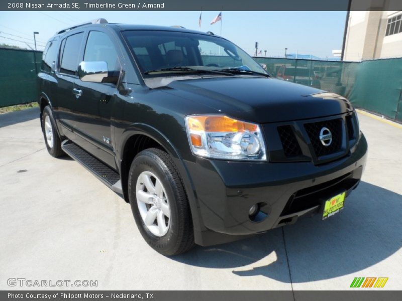 Timberline Green / Almond 2008 Nissan Armada SE
