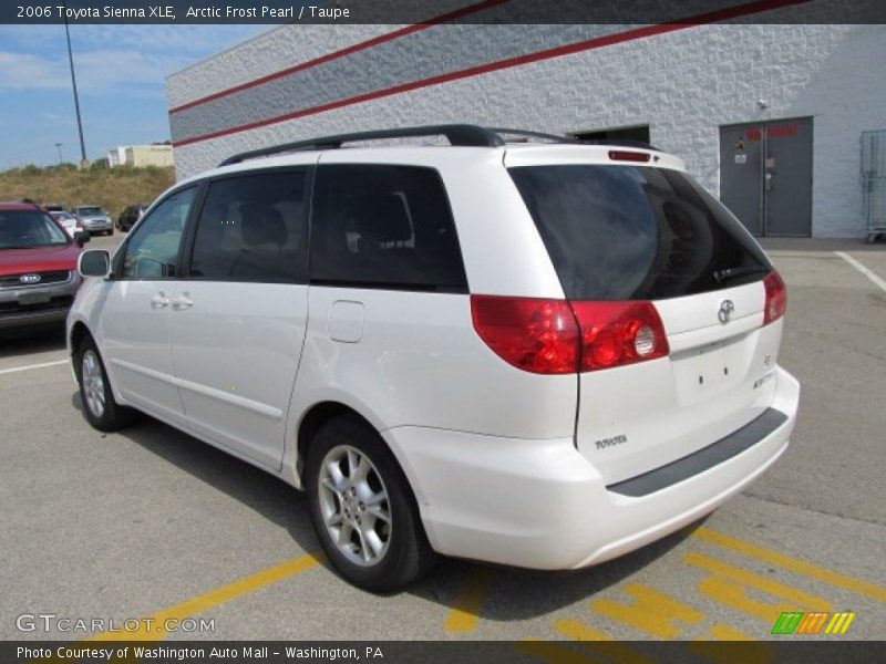 Arctic Frost Pearl / Taupe 2006 Toyota Sienna XLE