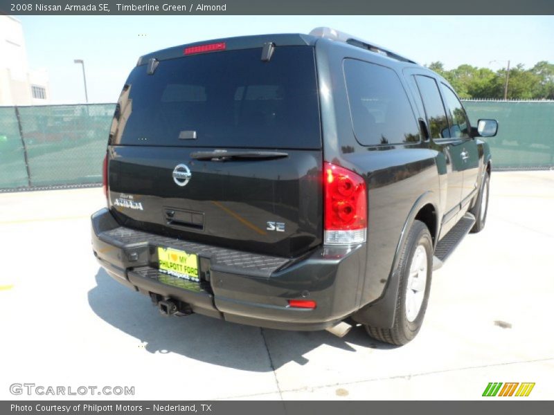 Timberline Green / Almond 2008 Nissan Armada SE