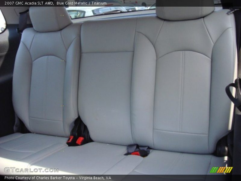 Blue Gold Metallic / Titanium 2007 GMC Acadia SLT AWD
