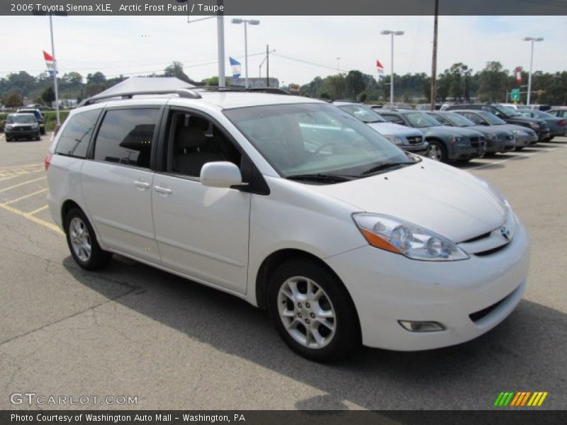 Arctic Frost Pearl / Taupe 2006 Toyota Sienna XLE