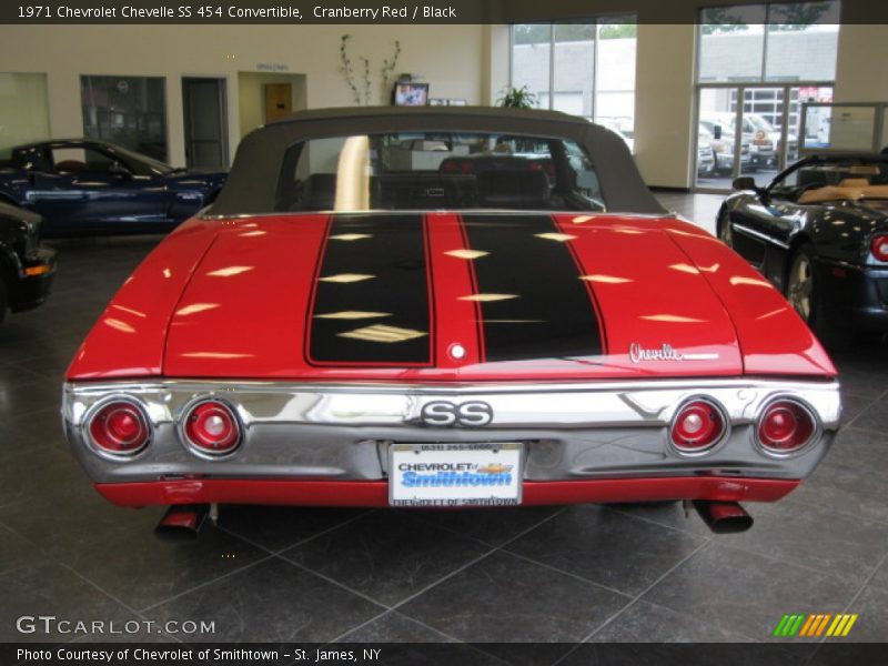 Cranberry Red / Black 1971 Chevrolet Chevelle SS 454 Convertible