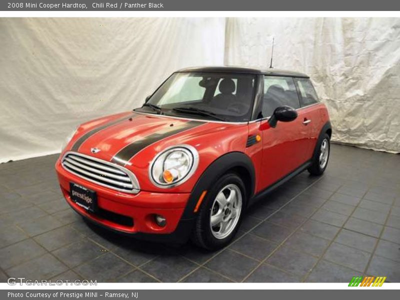 Chili Red / Panther Black 2008 Mini Cooper Hardtop