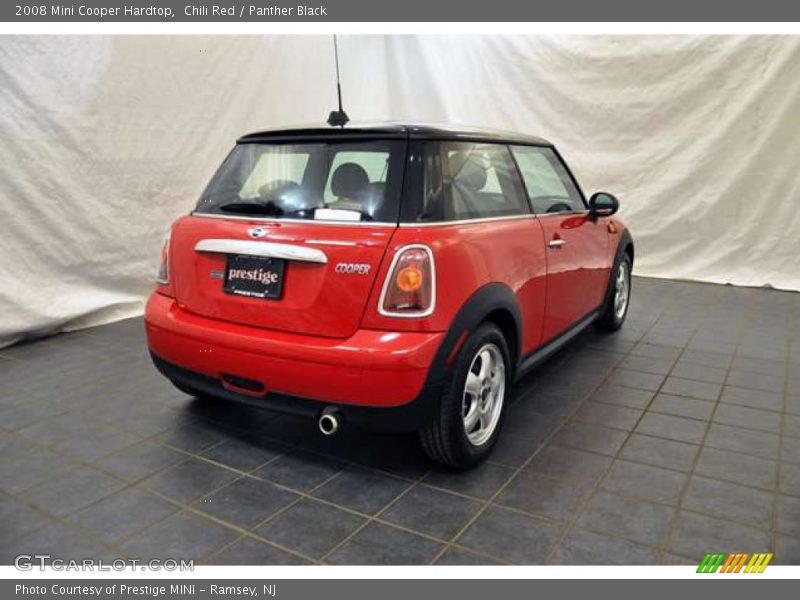 Chili Red / Panther Black 2008 Mini Cooper Hardtop