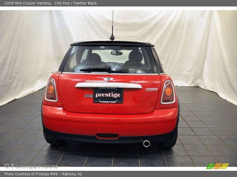 Chili Red / Panther Black 2008 Mini Cooper Hardtop