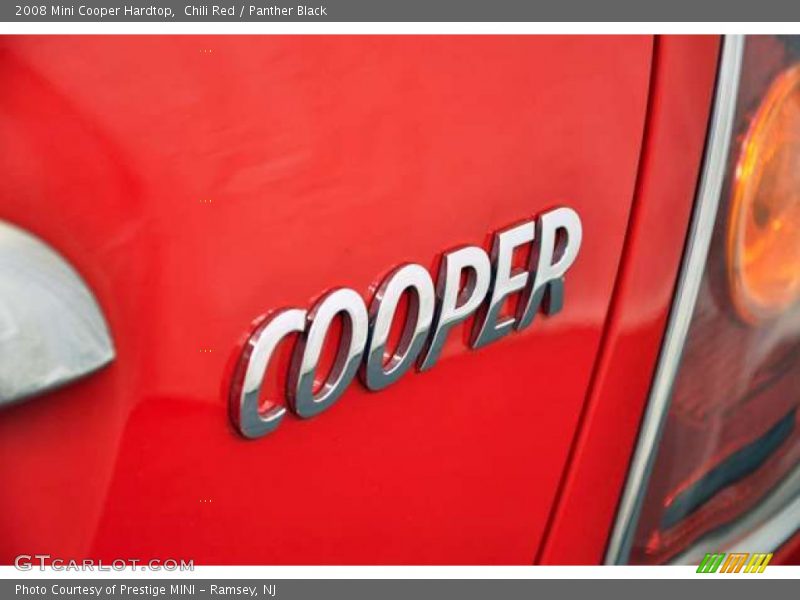 Chili Red / Panther Black 2008 Mini Cooper Hardtop