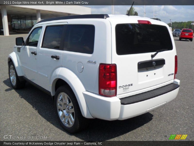 Bright White / Dark Slate Gray 2011 Dodge Nitro Heat 4x4