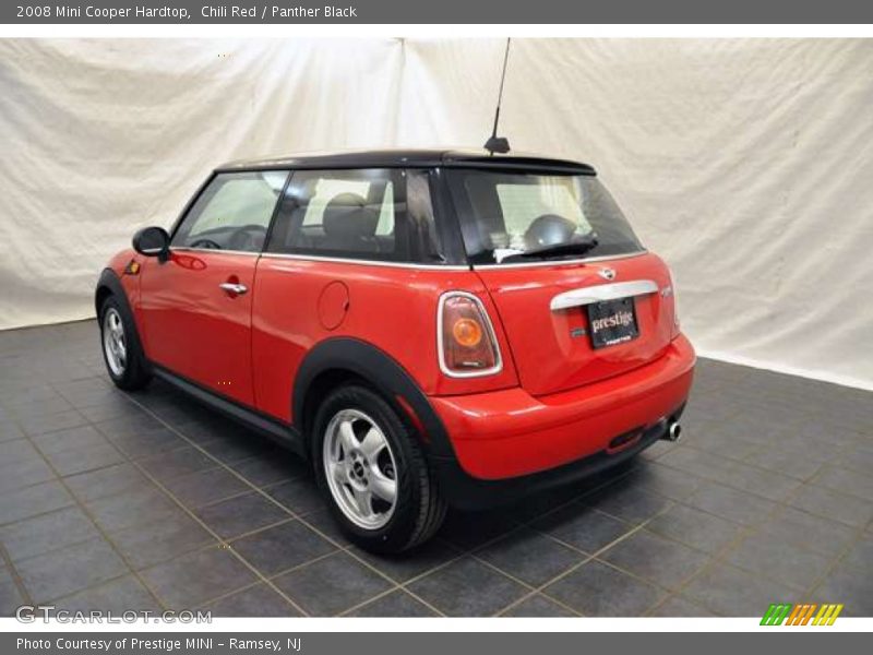 Chili Red / Panther Black 2008 Mini Cooper Hardtop