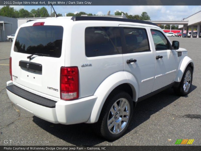 Bright White / Dark Slate Gray 2011 Dodge Nitro Heat 4x4