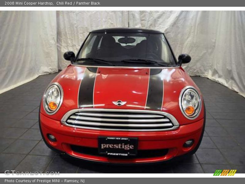 Chili Red / Panther Black 2008 Mini Cooper Hardtop