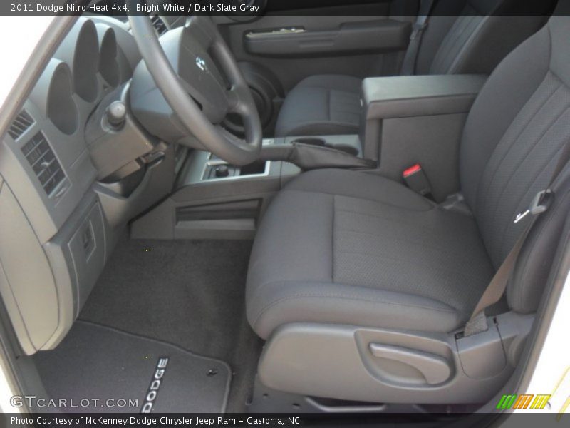 Bright White / Dark Slate Gray 2011 Dodge Nitro Heat 4x4