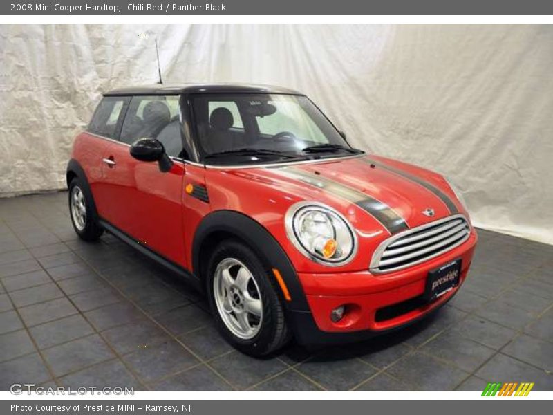 Chili Red / Panther Black 2008 Mini Cooper Hardtop