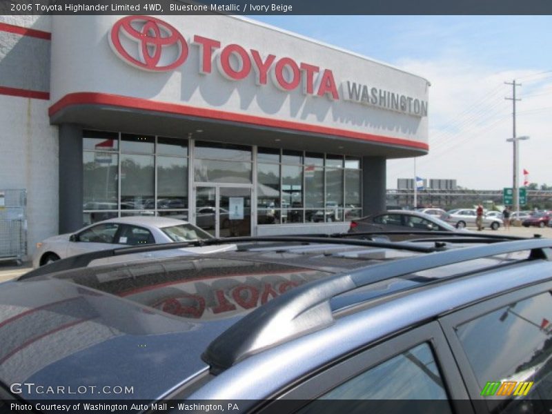 Bluestone Metallic / Ivory Beige 2006 Toyota Highlander Limited 4WD