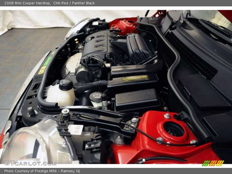 Chili Red / Panther Black 2008 Mini Cooper Hardtop