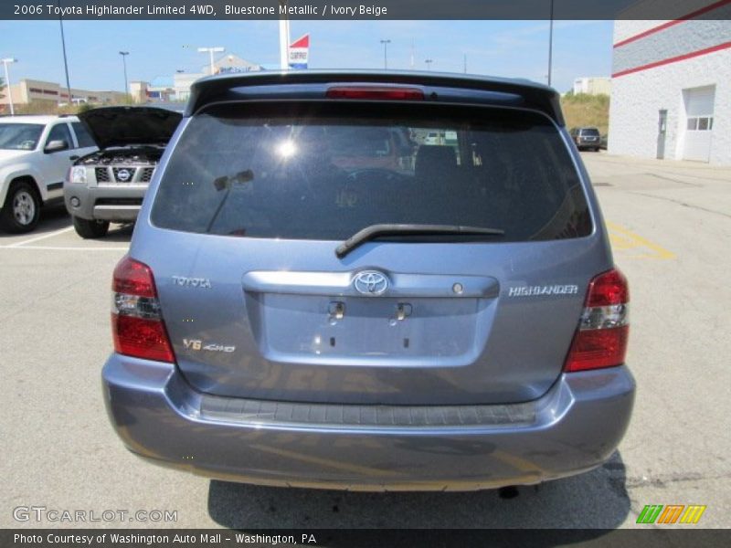 Bluestone Metallic / Ivory Beige 2006 Toyota Highlander Limited 4WD