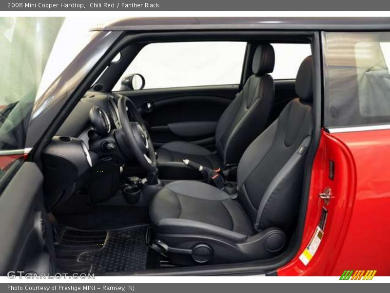 Chili Red / Panther Black 2008 Mini Cooper Hardtop