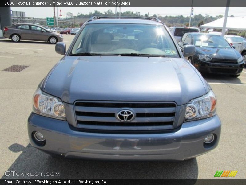 Bluestone Metallic / Ivory Beige 2006 Toyota Highlander Limited 4WD
