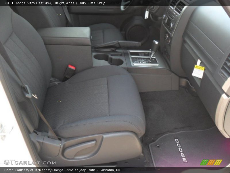 Bright White / Dark Slate Gray 2011 Dodge Nitro Heat 4x4