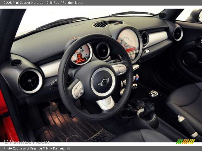 Chili Red / Panther Black 2008 Mini Cooper Hardtop
