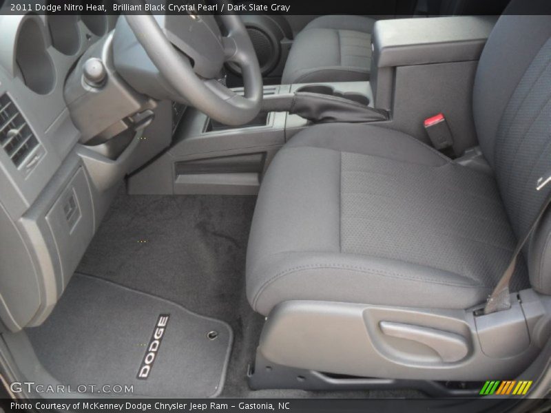 Brilliant Black Crystal Pearl / Dark Slate Gray 2011 Dodge Nitro Heat