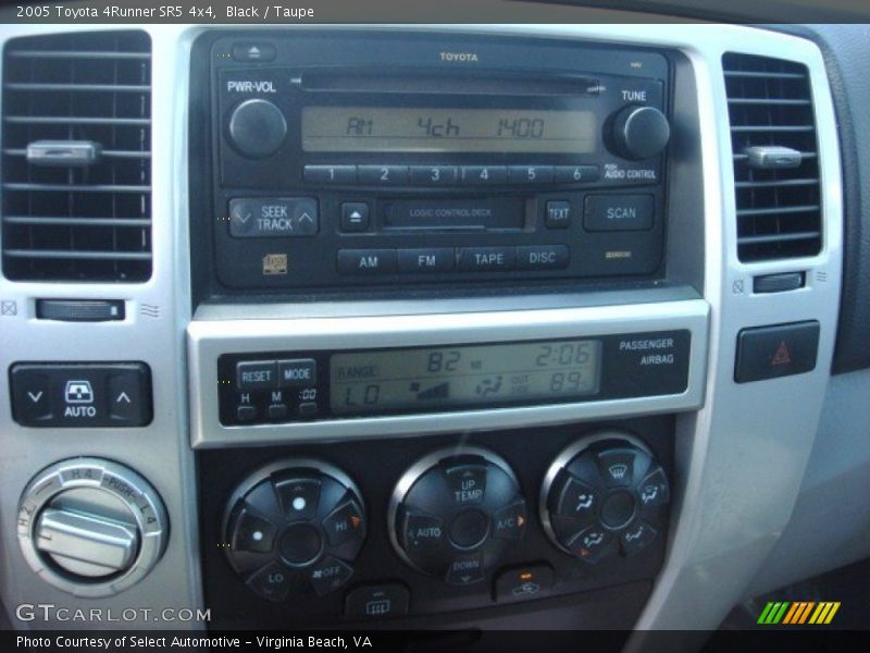 Black / Taupe 2005 Toyota 4Runner SR5 4x4