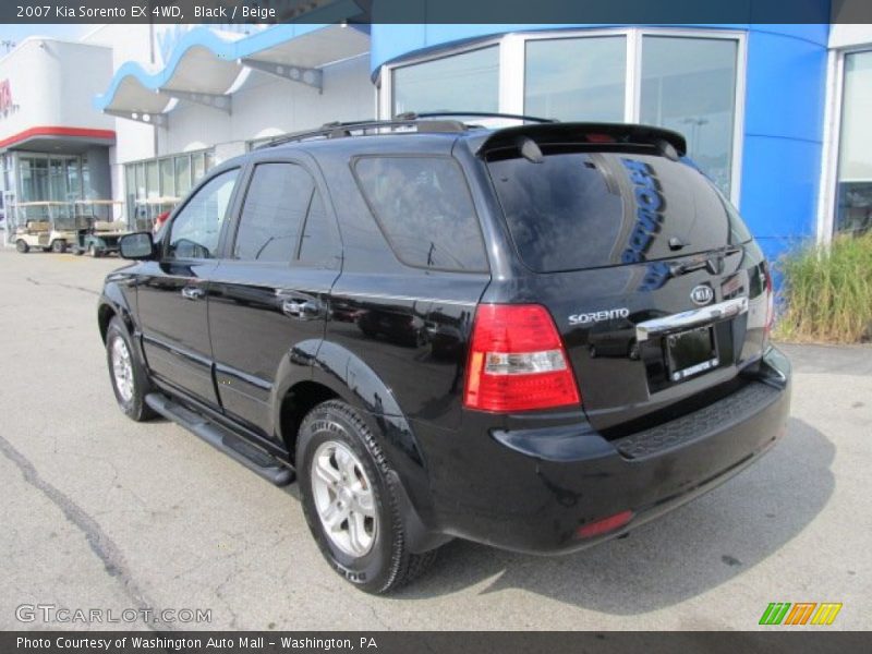 Black / Beige 2007 Kia Sorento EX 4WD