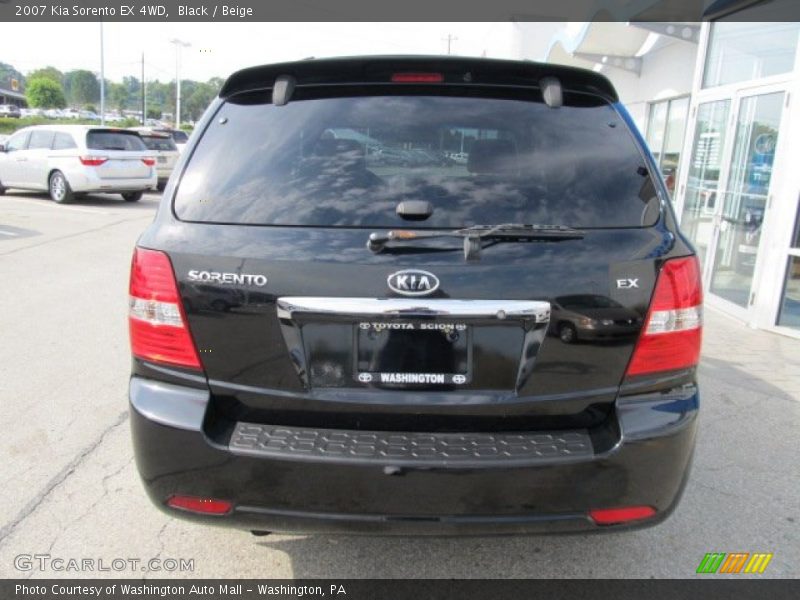 Black / Beige 2007 Kia Sorento EX 4WD
